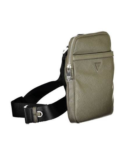 Guess Jeans Green Polyamide Shoulder Bag