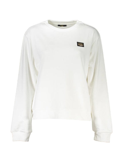 Cavalli Class White Cotton Women Sweater