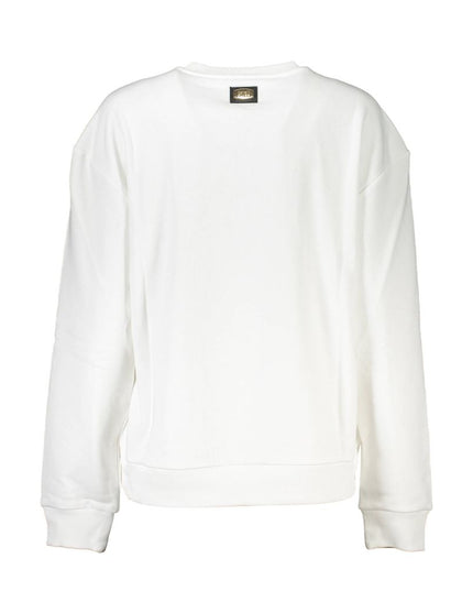 Cavalli Class White Cotton Women Sweater
