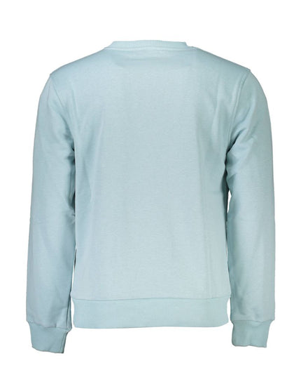 Cavalli Class Blue Cotton Men Sweater