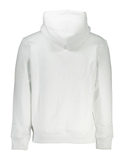 Calvin Klein White Cotton Men's Sweater with Hood