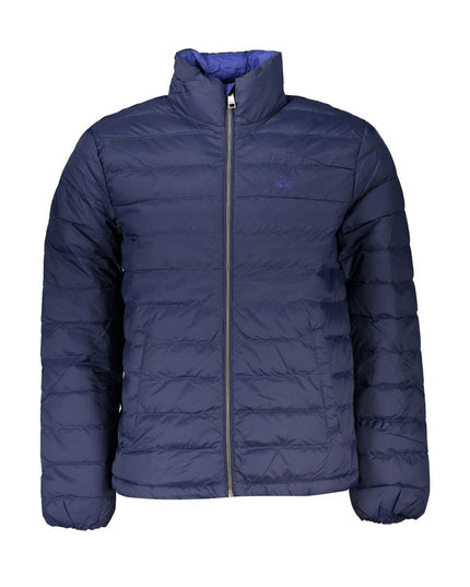 La Martina Blue Polyamide Men Jacket