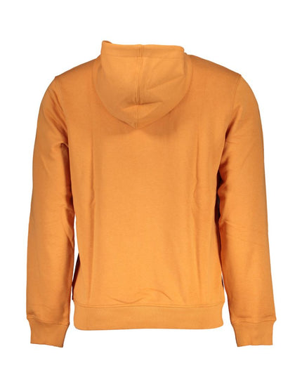 Guess Jeans Orange Cotton Men Sweater