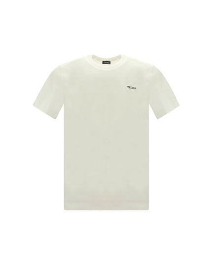 ZEGNA White Cotton T-Shirt