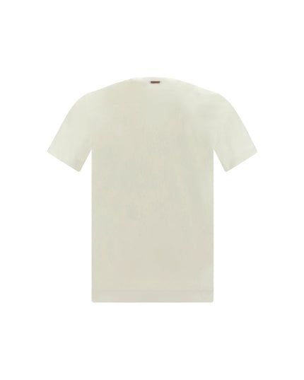 ZEGNA White Cotton T-Shirt