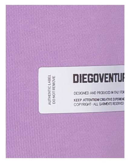 Diego Venturino Purple Cotton Short