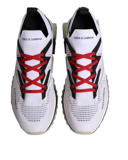 Dolce & Gabbana White SORRENTO Sport Stretch Sneakers Shoes
