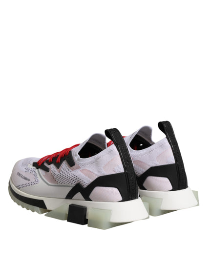 Dolce & Gabbana White SORRENTO Sport Stretch Sneakers Shoes