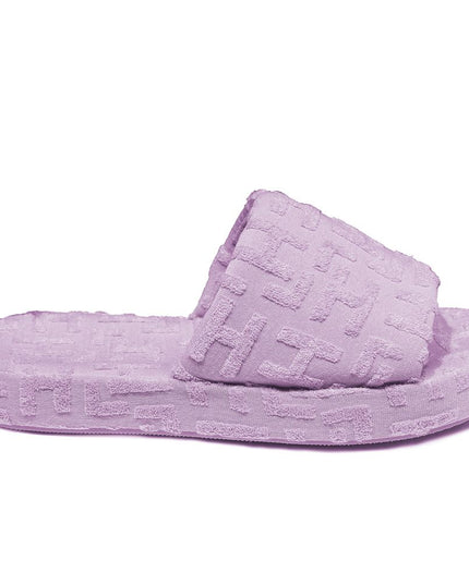 Hinnominate Purple Cotton Women Slipper