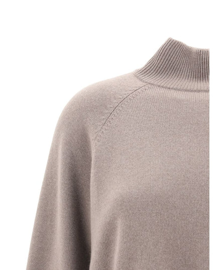 Brunello Cucinelli Brown Cashmere Turtleneck
