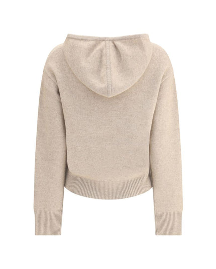 Guest in Residence Beige Cashmere Hoodie
