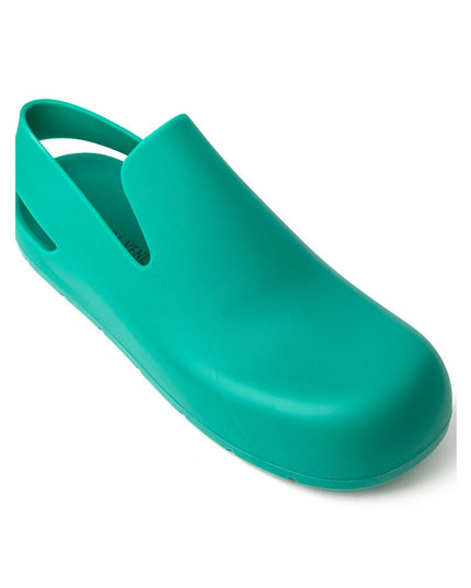 Bottega Veneta Green Cotton Slippers