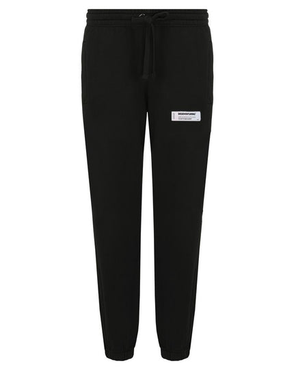 Diego Venturino Black Cotton Men Sweatpant