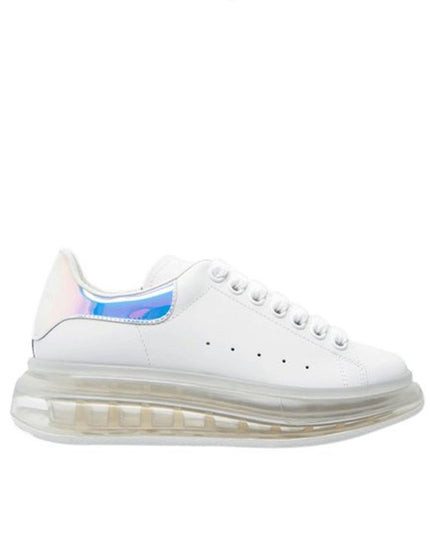 Alexander McQueen White Calfskin Chunky Sneakers