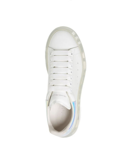Alexander McQueen White Calfskin Chunky Sneakers