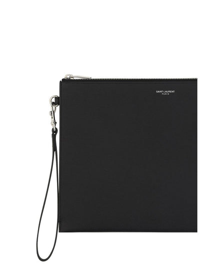 Saint Laurent Black Calf Leather Bos Taurus Other Accessories