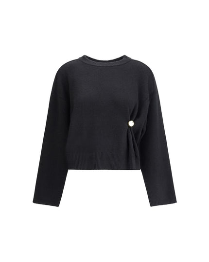 Loulou De Saison Black Wool Sweatshirt
