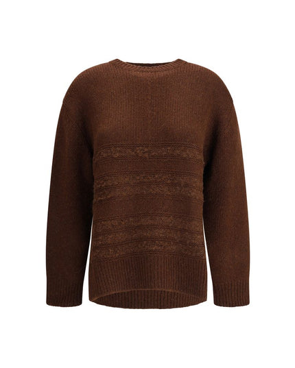 Fabiana Filippi Brown Camel Hair  Sweatshirt
