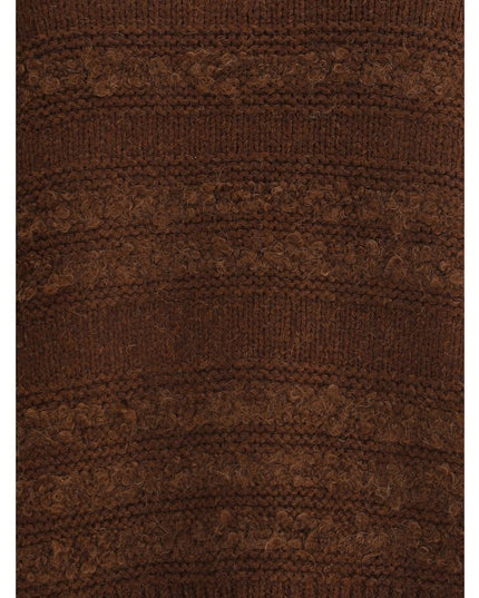 Fabiana Filippi Brown Camel Hair  Sweatshirt