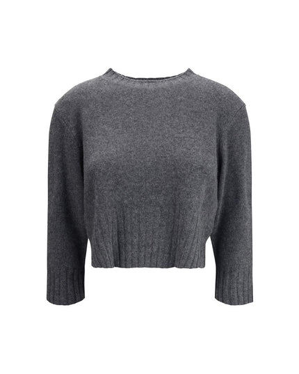 Loulou De Saison Gray Cashmere Sweatshirt