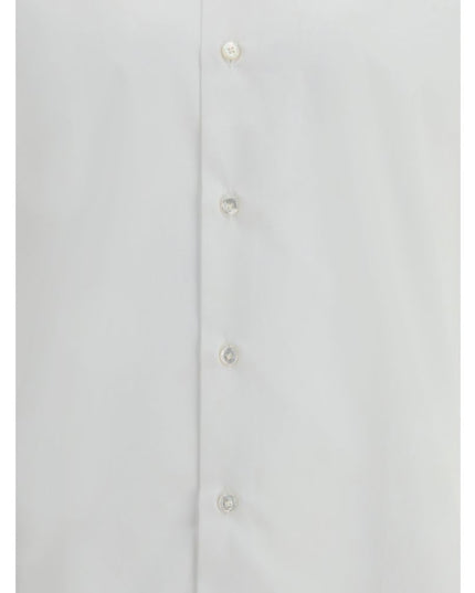 Finamore White Cotton Dress Shirt