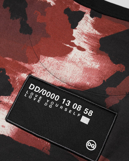 Dolce & Gabbana Multicolor Camouflage Crew Neck T-shirt