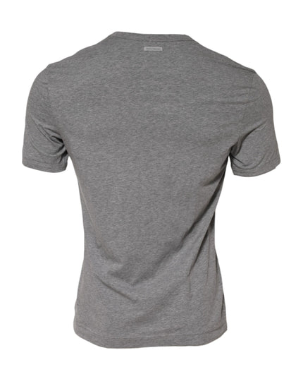 Dolce & Gabbana Gray Crew Neck Short Sleeves Underwear T-shirt
