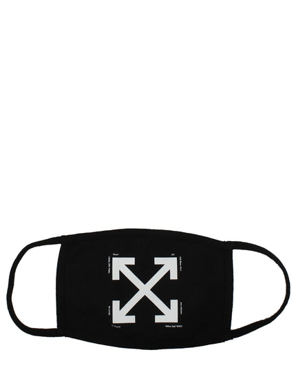 Off-White Black Cotton Facemask