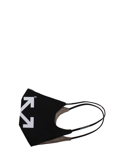Off-White Black Cotton Facemask