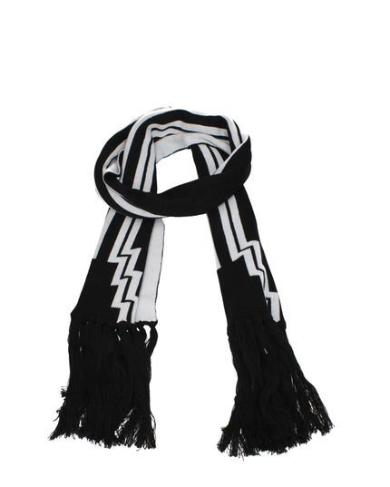 Marcelo Burlon Black Marabou Scarf