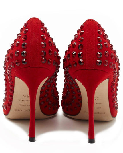 Sergio Rossi Red Calfskin Women Pump