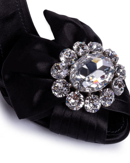 Dolce & Gabbana Black Goatskin Sandal