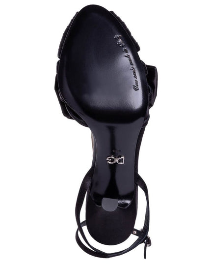 Dolce & Gabbana Black Goatskin Sandal
