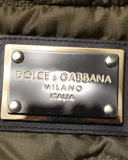 Dolce & Gabbana Multicolor Patchwork PolyesterQuilted Jacket