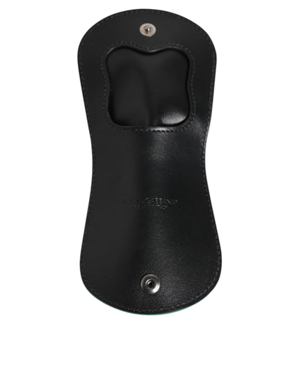 Dolce & Gabbana Green Exotic Skin Coin Condom Case Holder Pocket Wallet