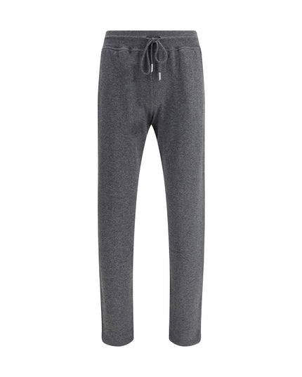 Kiton Gray Cashmere Casual Pants