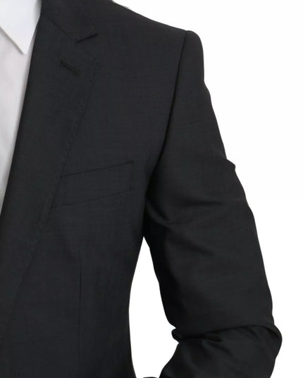 Dolce & Gabbana Slim Fit MARTINI Wool Gray Suit