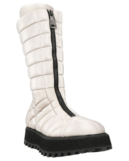 Dolce & Gabbana White Nylon Men Boot