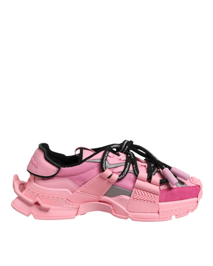 Dolce & Gabbana Pink Low Top Space Women Sneakers Shoes