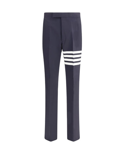 Thom Browne Blue Wool Dress Pants