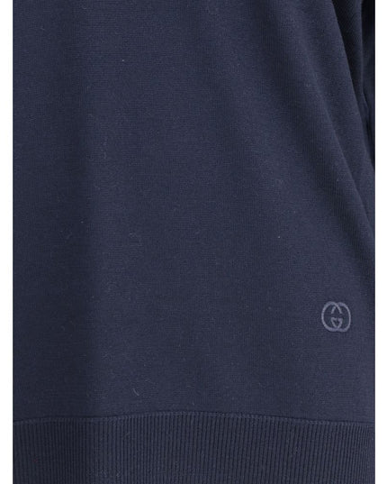 Gucci Blue Wool Sweatshirt