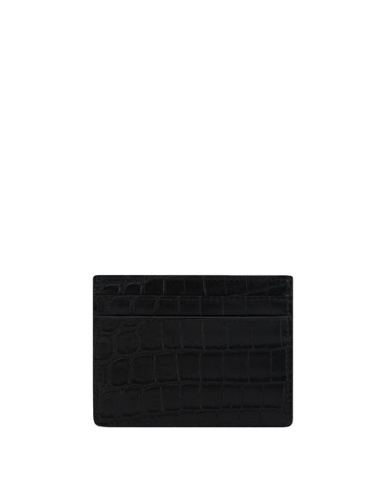 Saint Laurent Black Calf Leather Bos Taurus Wallet