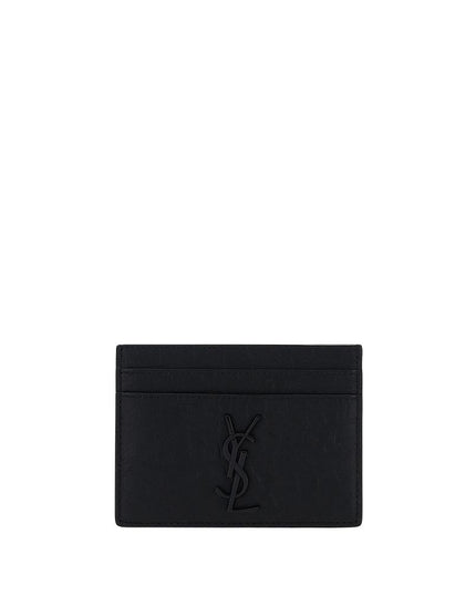 Saint Laurent Black Lamb Ovis Aries Aries Wallet