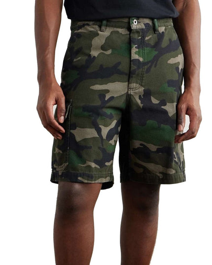 Valentino Green Cotton Cargo Shorts