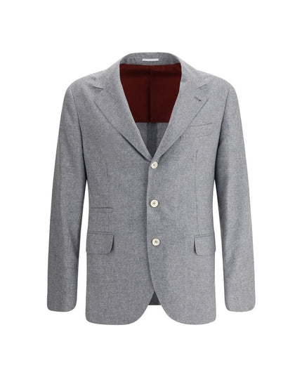 Brunello Cucinelli Gray Cashmere Clothing