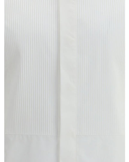 Finamore White Cotton Dress Shirt