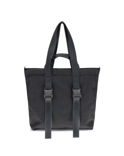 Y-3 Black Nylon Shoulder Bag