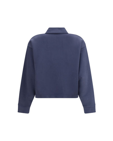 Maison Kitsuné Blue Cotton Sweatshirt