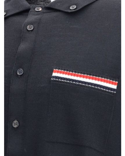 Thom Browne Black Fleece Wool Sweatshirt