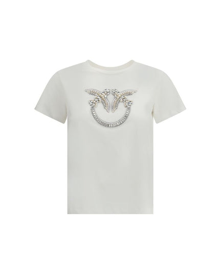 PINKO White Cotton T-Shirt